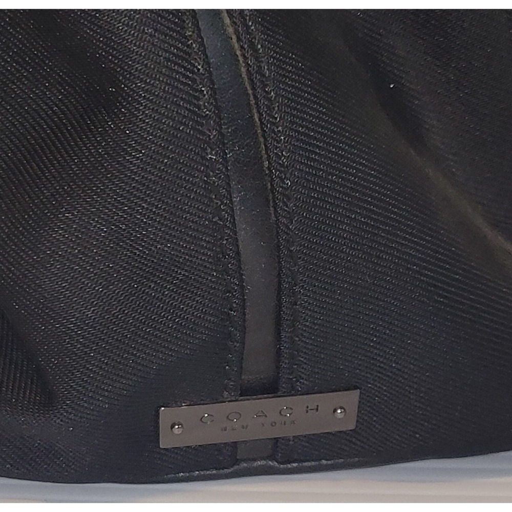 Vintage Coach Black Twill Nylon Mercer Bag 7411 - Picture 8 of 15